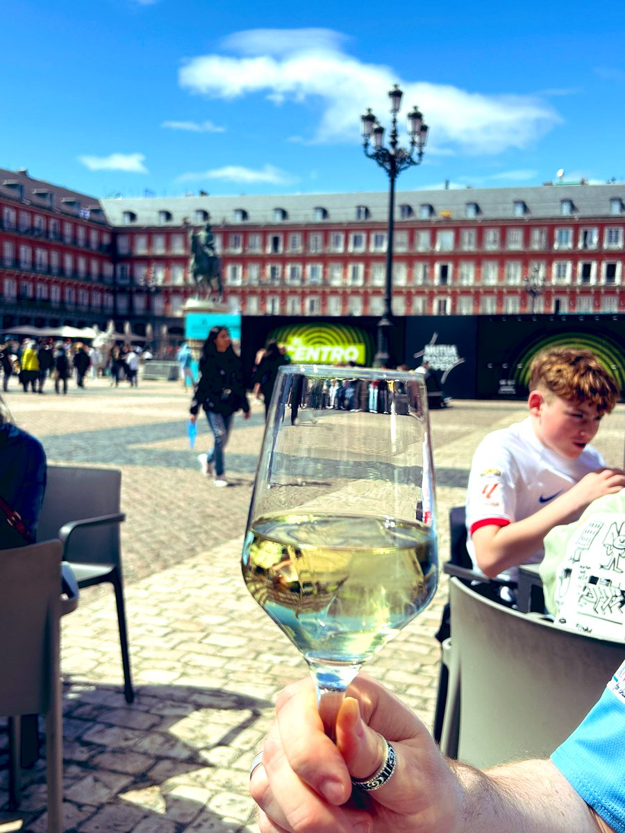 mk_means's tweet photo. Up the Madrid blues 😎 #mcfc #awaydays https://t.co/HavBVGLyRa