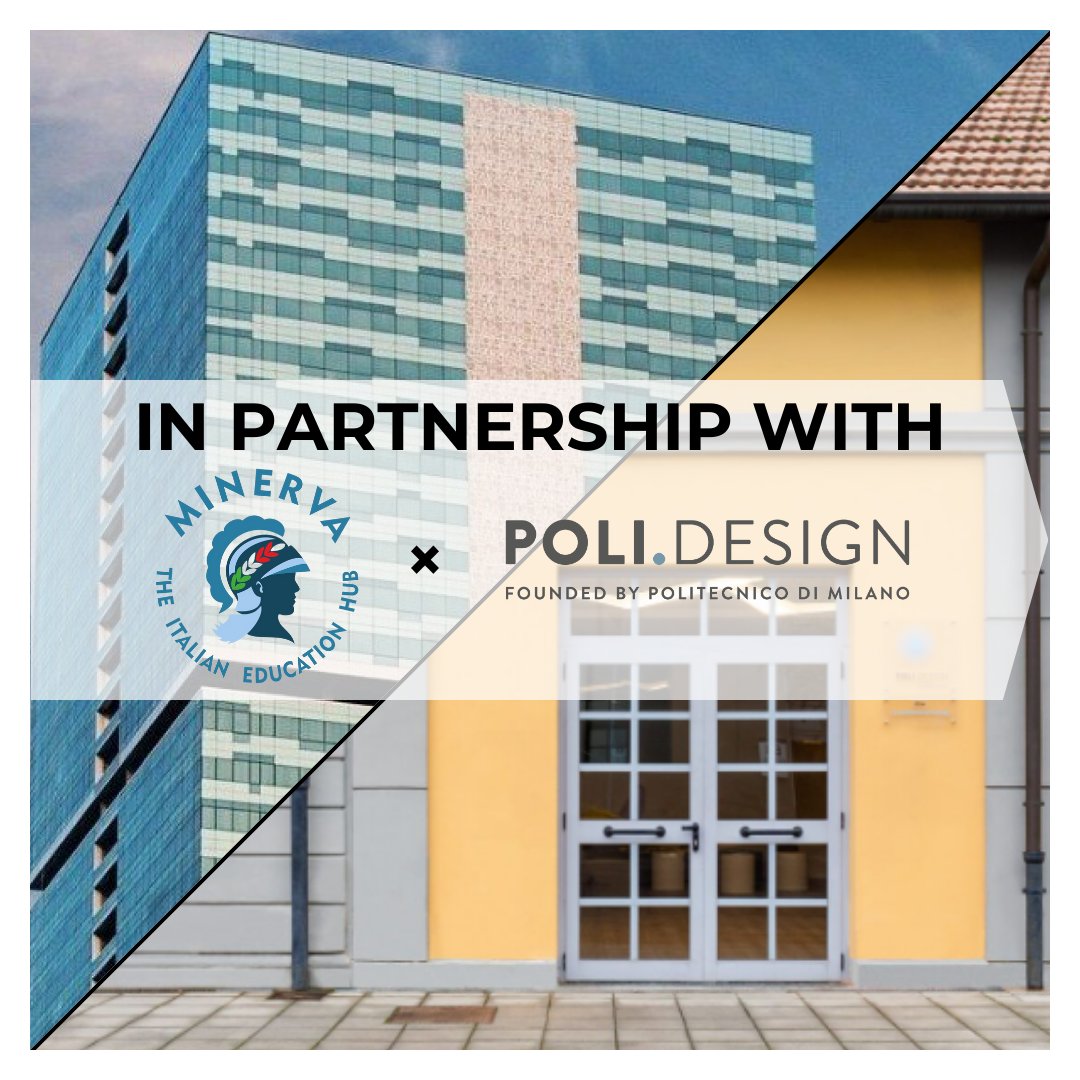 ➤ The IICCI @IndiaItaly's Project Minerva EduHub is delighted to announce the onboarding of @POLI_design, Italy's and global leading postgraduate school in Design of the @polimi.