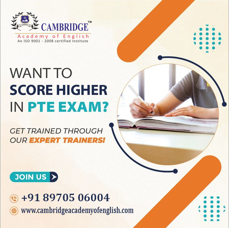 Empower yourself with Cambridge Academy of English in Bangalore, your gateway to PTE success. Our specialized training classes are designed to equip you with the skills needed to excel in the PTE examination.
cambridgeacademyofenglish.com

#cambridgeacademy #ptetraining #bangalore