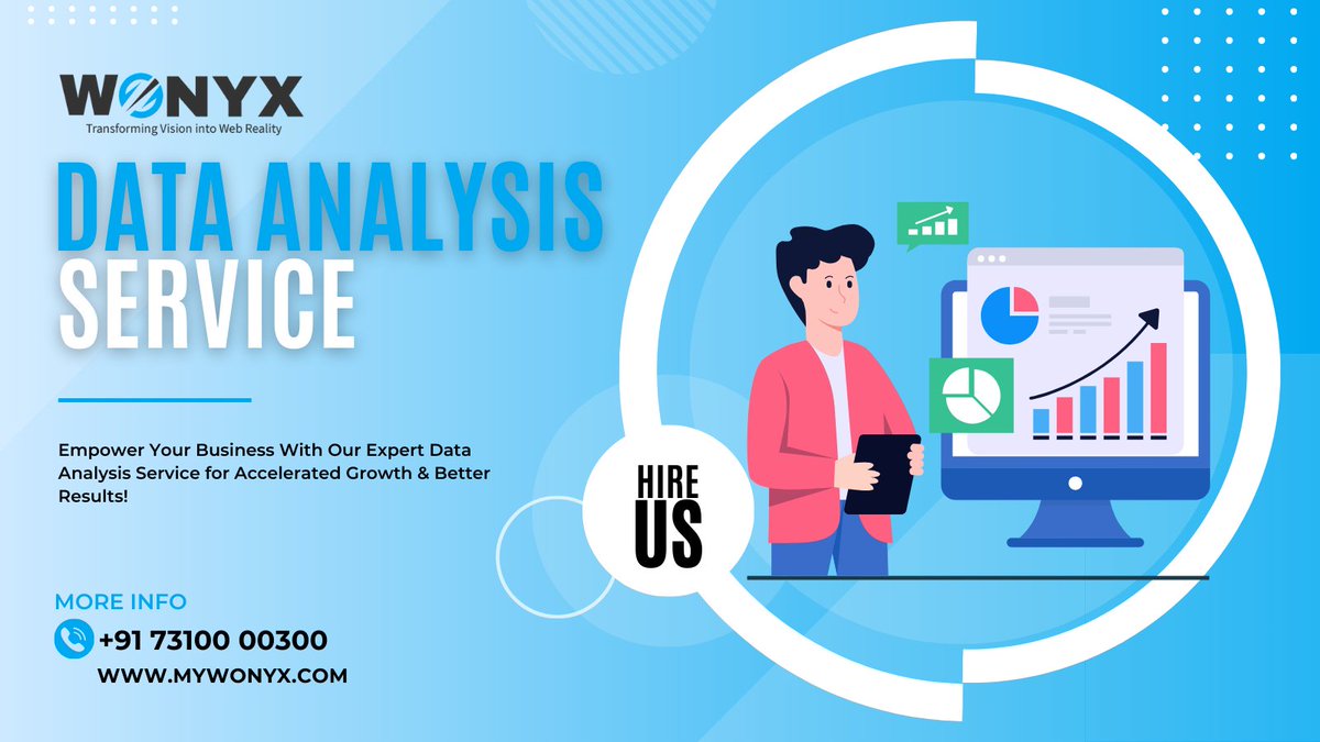 WonyxItsolution's tweet image. Contact #WonyxITSolutions if you are looking for someone who can measure your growth and alert you with the risks. Hire us today to get a reliable #dataanalysisservice!
+91 73100 00300 | mywonyx.com
#DataAnalytics #dataanalysis