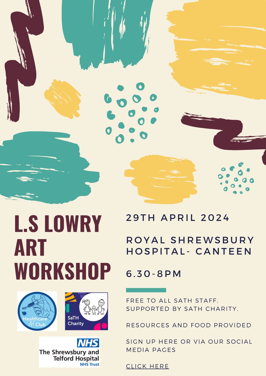 April workshop 2024

Come along to our artist inspired workshop 
Theme L.S Lowry 

Sign up here
m.signupgenius.com/#!/showSignUp/…

Resources and food provided.