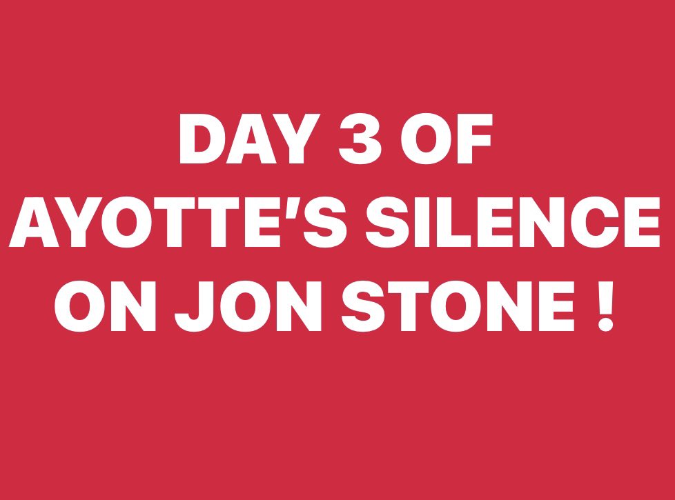 Trump supporting candidate for N.H. governor Kelly Ayotte has refused to disassociate herself from a key supporter who threatened rape and mass murder. Kelly’s thirst for power shouldn’t override the safety of Granite State families. #NHPolitics