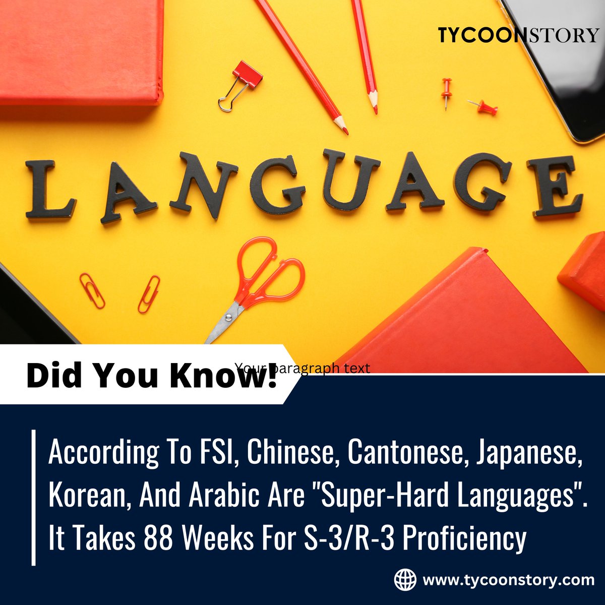 #DidYouKnow

#LanguageLearning #LanguageProficiency #superhard #cantonese #japaneseart #koreanstyle #arabic #foreignlanguage #fslresearch #LanguageSkills #proficiencygoals #LanguageFluency