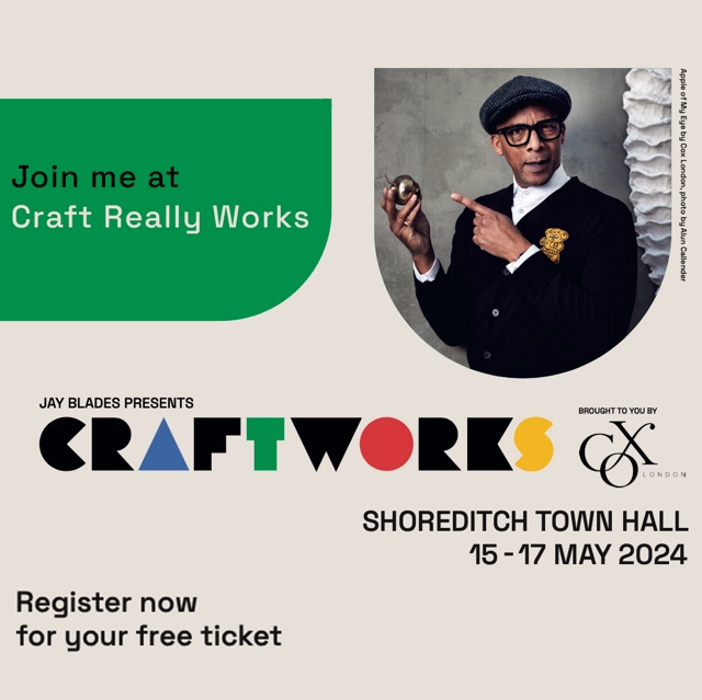 We're excited to be part of this with our Picassiettes! @jayblades_ #Craftworks2024 15 – 17 May 2024, Craftworks is a three-day, free to attend exhibition, which will host the very best of #arts, #crafts & #design from all corners of the craft sector. craftworks.show/register-now/