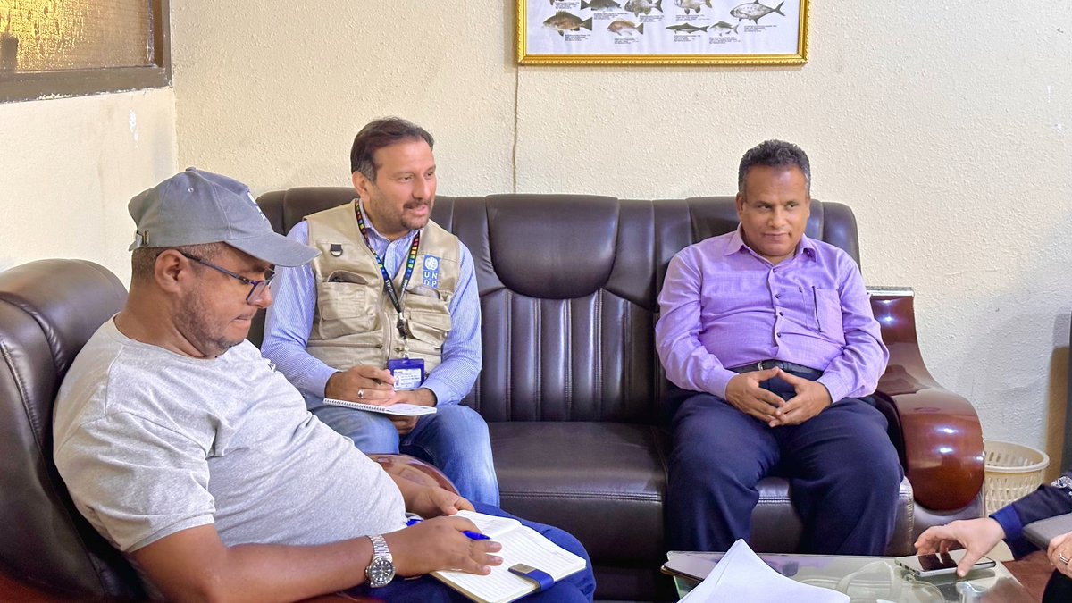 Supporting the fishing industry in #Aden🎣 W/the General Authority for Fisheries, we reviewed progress on fishery harbor rehabilitation studies, including focus on structural integrity, safety, environmental impact & sustainability Thanks to @BMZ_Bund funding thru @KfW_FZ_int