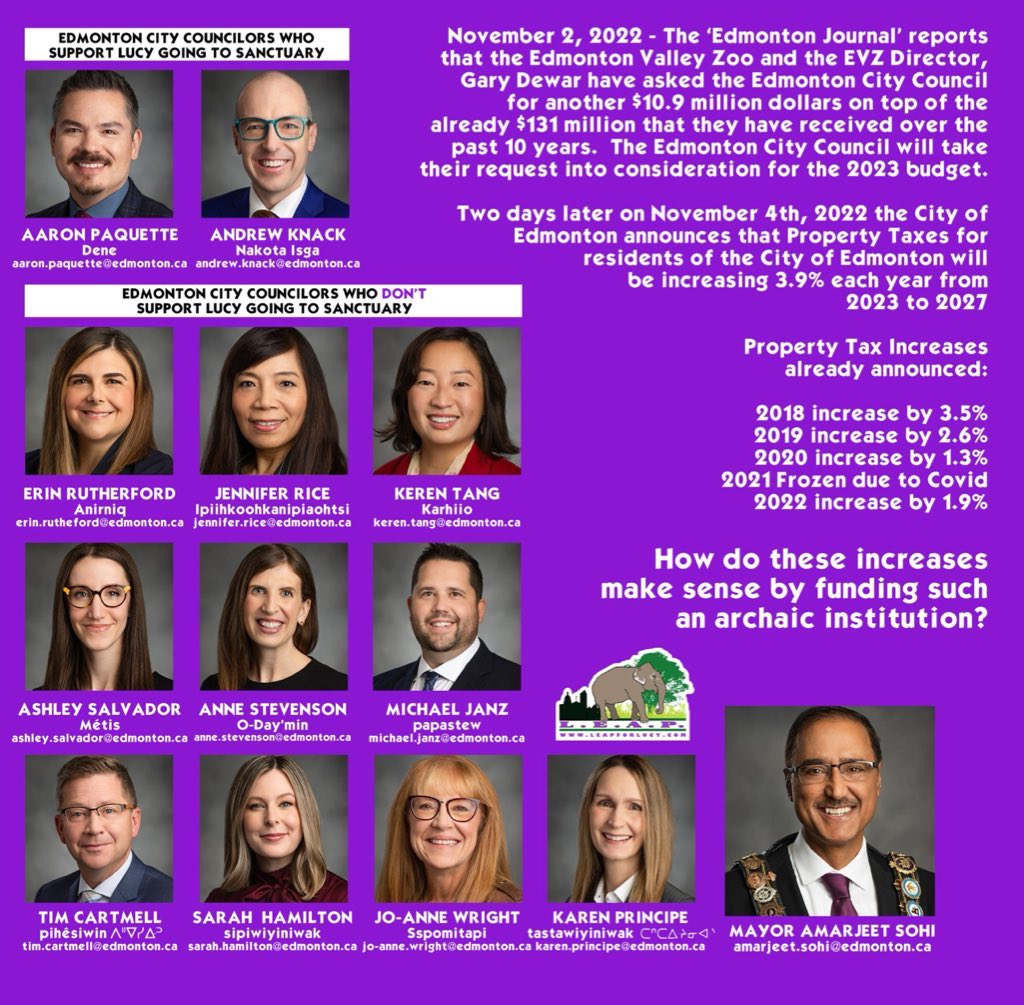 LEAP ๐ โค๏ธ๐๐จ๐ฆ (@leapyeg) on Twitter photo #ValleyZoo has a whole propaganda machine in place to brainwash the ppl, our children via zoo school into thinking Lucy canโt move.
Come on <a href="/ctvedmonton/">CTV Edmonton</a> <a href="/GlobalEdmonton/">Global Edmonton</a> <a href="/edmontonjournal/">Edmonton Journal</a> <a href="/CBCEdmonton/">CBC Edmonton</a> do some investigating
We know Lucy can move her 2022 assessment told us that. #ValleyZoo has a whole propaganda machine in place to brainwash the ppl, our children via zoo school into thinking Lucy canโt move.
Come on <a href="/ctvedmonton/">CTV Edmonton</a> <a href="/GlobalEdmonton/">Global Edmonton</a> <a href="/edmontonjournal/">Edmonton Journal</a> <a href="/CBCEdmonton/">CBC Edmonton</a> do some investigating
We know Lucy can move her 2022 assessment told us that.