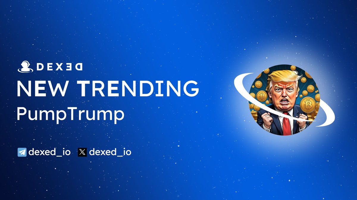 dexed_eth's tweet image. 🔥 #ETH TREND ALERT

PumpTrump $PTRUMP - t.me/pumptrump_erc20 #PTRUMP
📄 CA : 0x2Ba3DA25F65D9AECBF51cc3783d0D7462e25C067
📈 Chart : dexed.io/app/eth/0x2Ba3…

🚨 $DEXED Launching soon : dexed.io