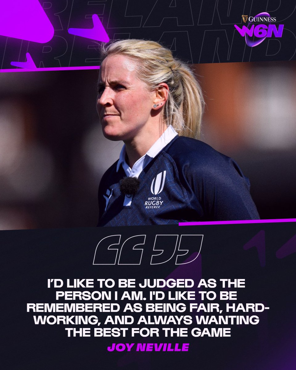 🔒 𝐋𝐄𝐆𝐀𝐂𝐘 𝐒𝐄𝐂𝐔𝐑𝐄𝐃 ☘️ One of the most successful and remarkable on-field rugby careers will come to an end in Paris this weekend, when @JoyNevilleRef calls time on her test match career 💪 #GuinnessW6N