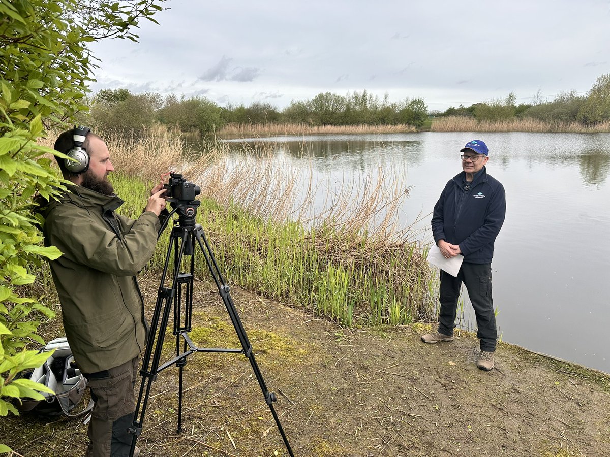 An exciting day for the IFM as we record the footage for the first unit of our #fishery Management Access Course. Here is @IanWellby doing the intro whilst @JackPerksPhoto works his magic behind the camera. The subject for today is water quality