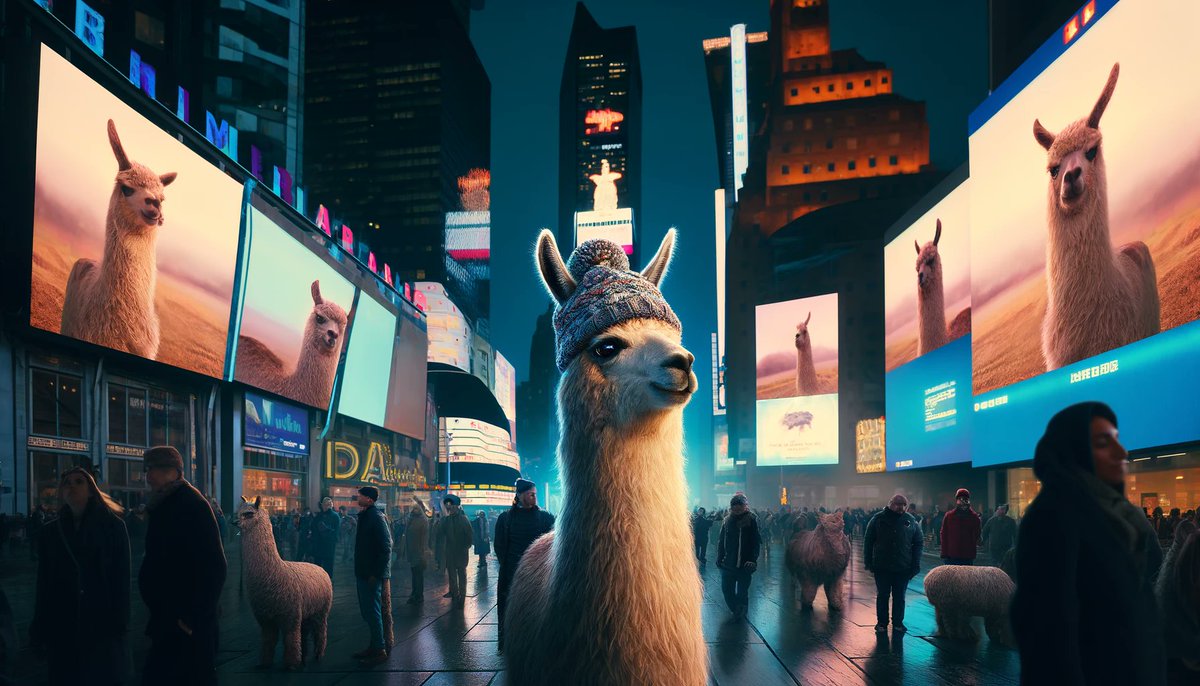 Walking through Times Square and what do we see? The one and only #WIFLAMA taking over the Big Apple! 🦙✨ A true celebri-llama moment as our memecoin mascot makes its mark on the city that never sleeps. 

#WIFLAMAtoTheMoon #CryptoZoo #NewYorkNewLlama #solana #memecoin #crypto