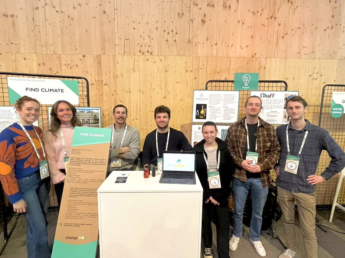 🌟 Des Start-ups Innovantes à @ChangeNOW_fr ! 🌟

<a href="/FindClimate/">FIND Climate</a> a mis en avant des #startups audacieuses telles que Chaff, Auressens, Hycargo et <a href="/Ever_Dye/">Everdye</a> , inspirant la collaboration et l'innovation pour un monde meilleur.👏

#ChangeNOW2024 #Innovations #Startup