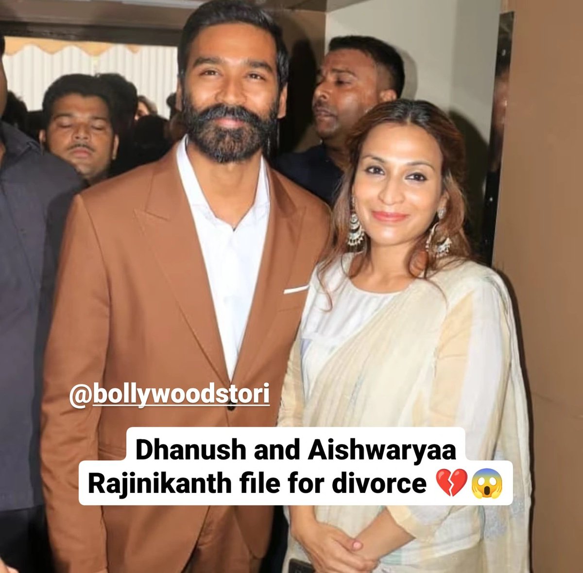 Dhanush and Aishwarya and have filed for divorce at the Chennai family court recently. The two announced their decision to part ways in January 2022.

Follow @bollywoodstori 😎
.
.
#bollywoodstori #dhanush #aishwarya #rajnikanth #divorce #shocking #bollywoodmovies #divorcequotes