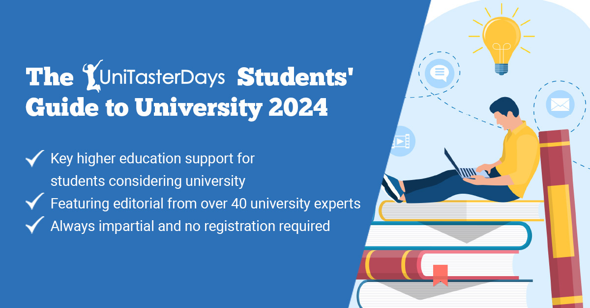 Out today! The @UniTasterDays Students' Guide to University 2024. Produced in collaboration with @HELOA_UK  and featuring 40+ university practitioners, alongside student finance guidance from the fabulous @MartinSLewis. No registration required - unitasterdays.com/students #UTDIAG