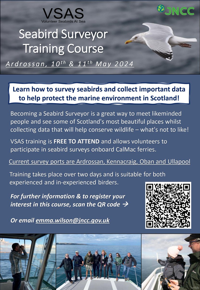 ⭐️SEABIRD SURVEYOR TRAINING⭐️ Both experienced birders and those new to birding are welcome to attend. Visit the link below for more info! forms.office.com/e/3NyLedLHPt