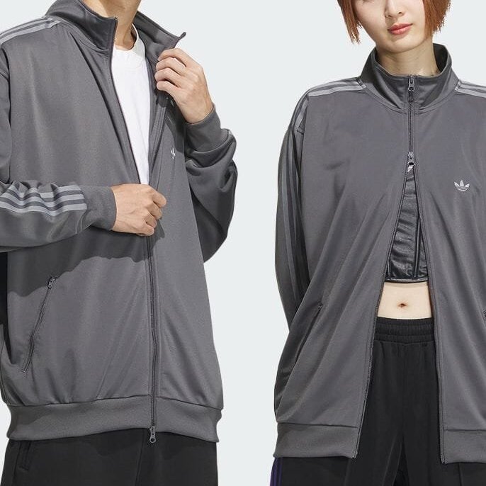 adidas フーディージャージ80s ライトグレー 中古・古着通販】adidas (アディダス) セットアップジャージ ライト
