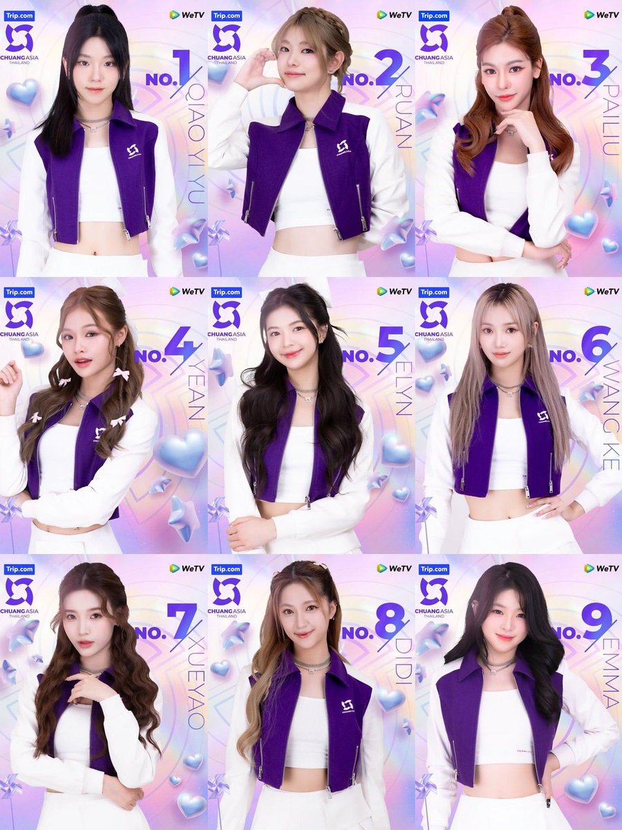 Gen1es üyelerinin yaşları ve uyrukları:

QIAO YI YU 🇨🇳 2002.08.17
RUAN 🇯🇵 2004.03.16
PAILIU 🇹🇭 1999.07.18
YEAN 🇹🇭 2003.10.28
ELYN 🇲🇾 2003.06.22
WANG KE 🇨🇳 2000.11.05
XUEYAO 🇨🇳 2001.01.08
DIDI 🇨🇳 2004.07.30
EMMA 🇨🇳 2007.01.27

#GEN1ES