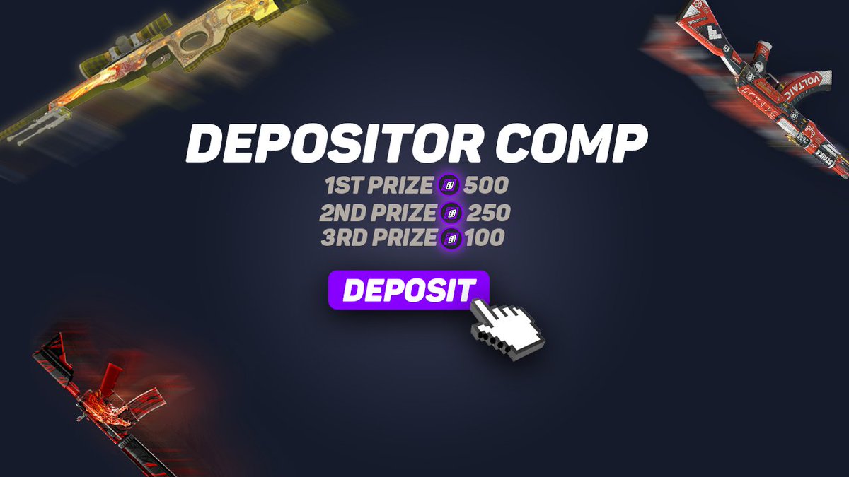 ‼️APRIL DEPOSITOR COMP‼️
⏲️arpil 1st - april 30st⏲️

🎁1st prize: 500 vicecoins
🎁2nd prize: 250 vicecoins
🎁3rd prize: 100 vicecoins

also for a random comment &amp; retweet 20 vicecoins!