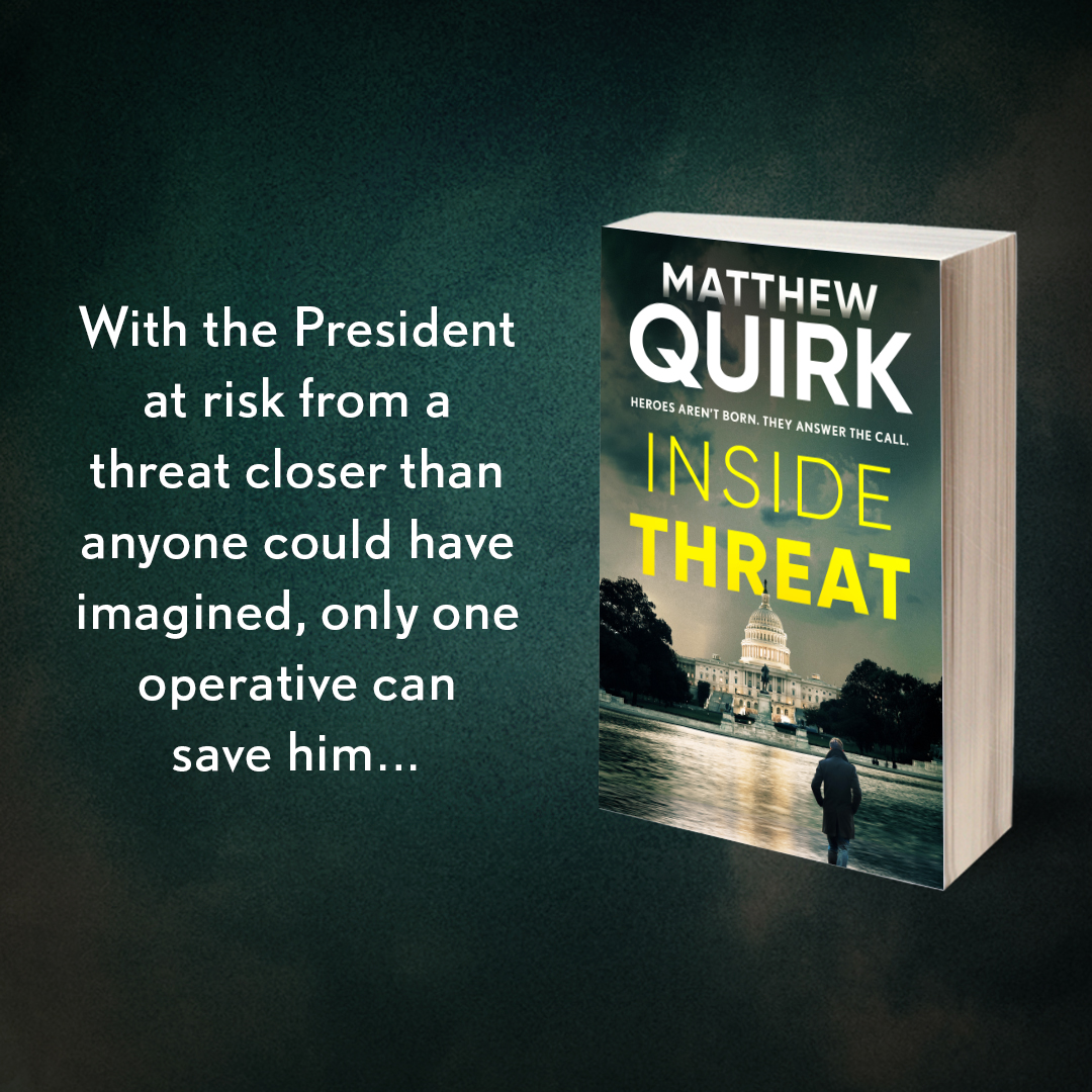 'Politics as a bure blood sport' ⭐⭐⭐⭐⭐ 'This is what thriller writing is all about' ⭐⭐⭐⭐⭐ #InsideThreat is the new high-action, espionage thriller from @mquirk, coming in paperback this Thursday: amzn.to/3vmNsvr