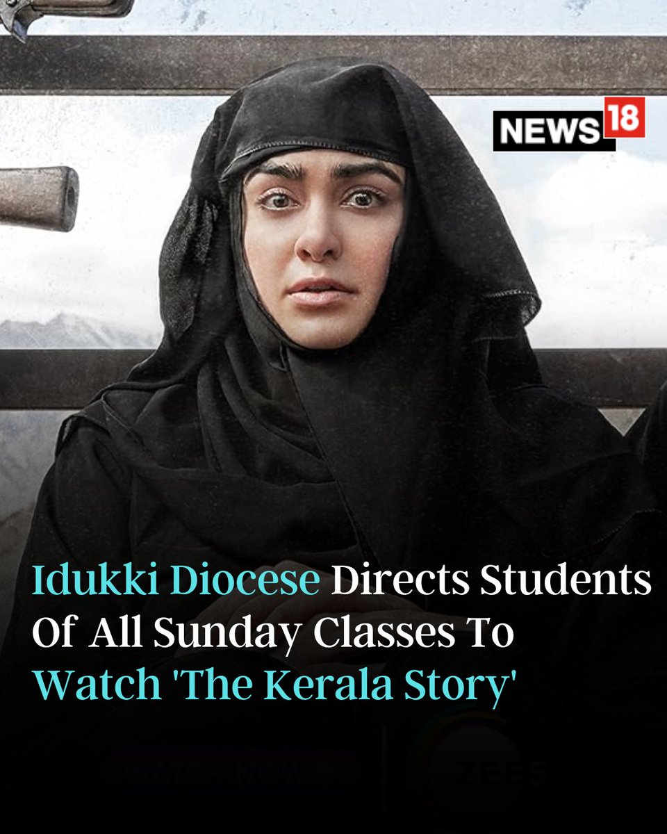 The #Idukki diocese of Syro-Malabar #Catholic Church has directed all Sunday class students from classes 10 to 12 to watch the film ‘#TheKeralaStory’