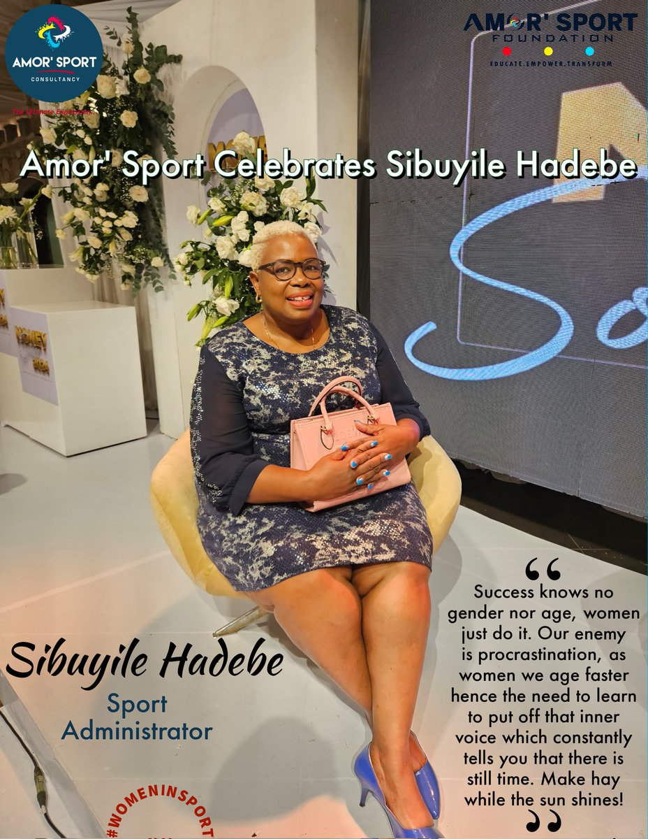 As the curtain comes down on this year's series, we want to honor and celebrate a Retired Football Referee and former athlete, @SibuyileHadebe. She is also a passionate Sports fan.
#womensmonth
#SibuyileHadebe
#amorsportzw