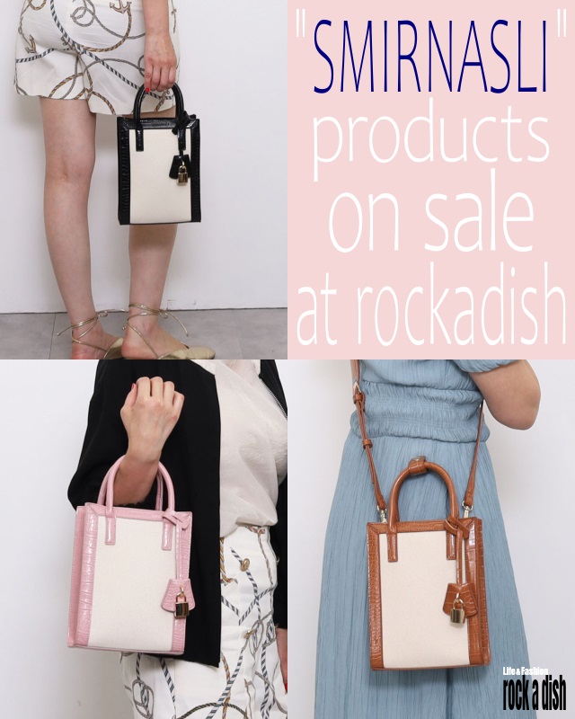 rockadish_'s tweet photo. バッグと雑貨のブランド「SMIRNASLI(サミールナスリ)」のミニショルダーバッグです。

縦長フォルムで、クロコダイル型押しのフレームとコットンキャンバス地を合わせたつくりがとってもかわいいアイテムです。

かわいさとおしゃれさに加えて高級感もある印象で、付属のチャームもそれらを引き立たせています。

ショルダーストラップを取り外せば、トートバッグとしても使えて、見た目よりも軽量で持ちやすく、サイズ感も手頃でデイリーユースにおすすめです！
 https://t.co/U1HHbn7PeM