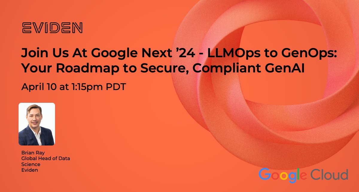 🚨 Google Next is happening next week on April 9-11! 🚨 Have you registered yet to discover how Eviden and Google Cloud can deliver inventive solutions in the cloud for our customers? Save your spot now cloud.withgoogle.com/next

#googlecloud #googlenext #cloudtech