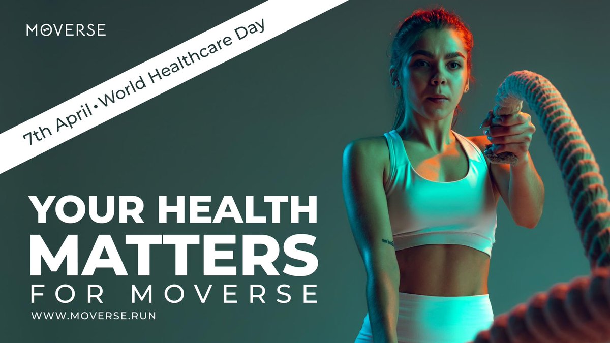 Happy Healthcare Day from #Moverse! 🏥

Remember, Your health is Your right.💪Don't compromise it for anything.❌ Start your journey with us by doing daily exercises like walking, jogging, or running.🏃‍♂️

Prioritize your well-being with Moverse!👟🌟

#worldhealthcareday #Crypto