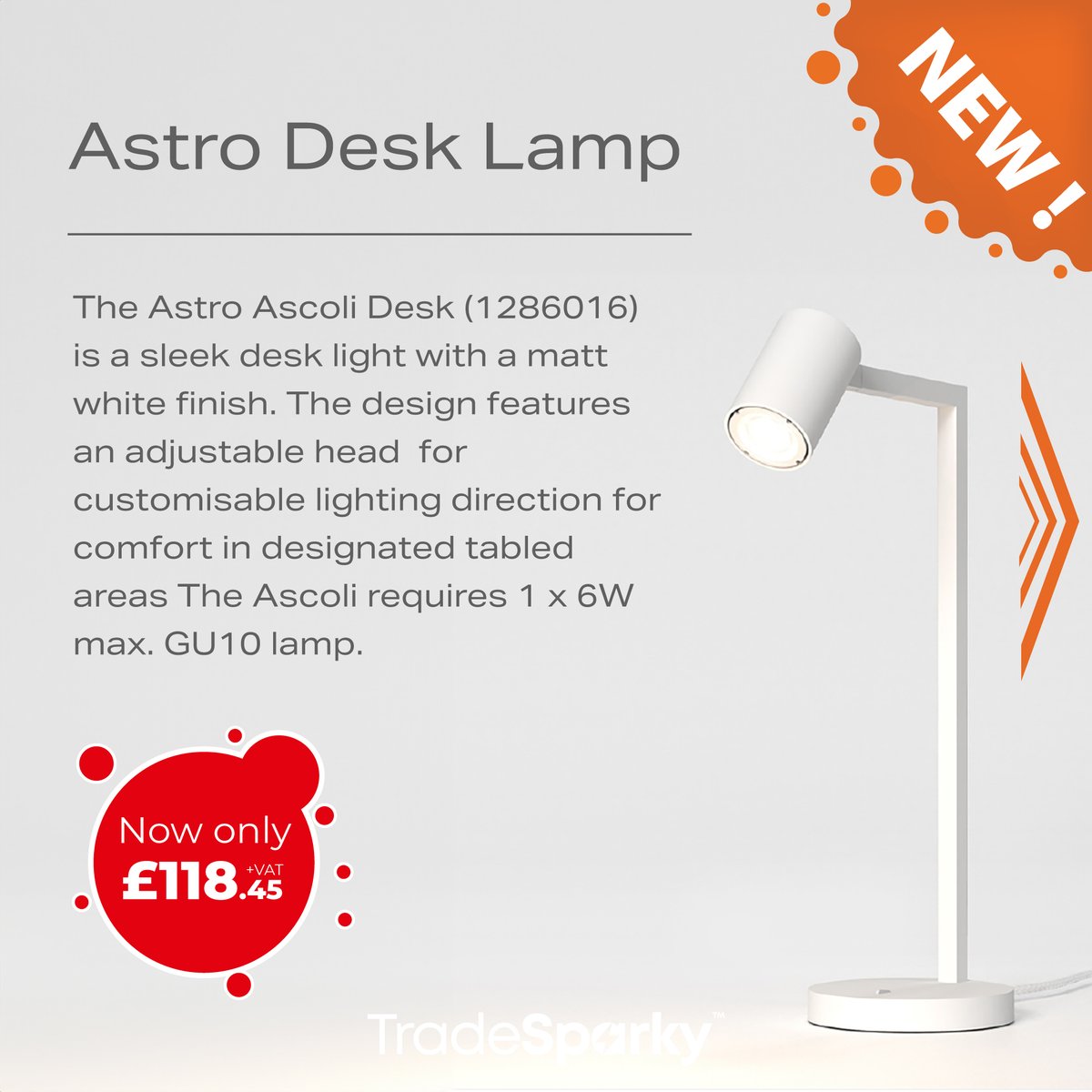 tradesparky's tweet image. ⚡️NEW Astro Lighting⚡️
Shop Now &amp;gt; tradesparky.com/lamps-and-ligh…
Astro Lighting Limited offers a wide variety of interior lighting options that beautifully combine functionality with design elegance.
#TradeSparky #Astrolighting #Astro #interior #exterior #design #lightingdecor