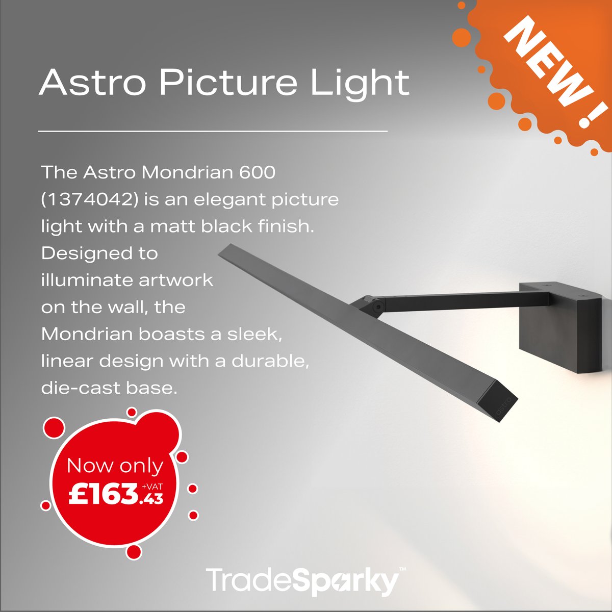 tradesparky's tweet image. ⚡️NEW Astro Lighting⚡️
Shop Now &amp;gt; tradesparky.com/lamps-and-ligh…
Astro Lighting Limited offers a wide variety of interior lighting options that beautifully combine functionality with design elegance.
#TradeSparky #Astrolighting #Astro #interior #exterior #design #lightingdecor