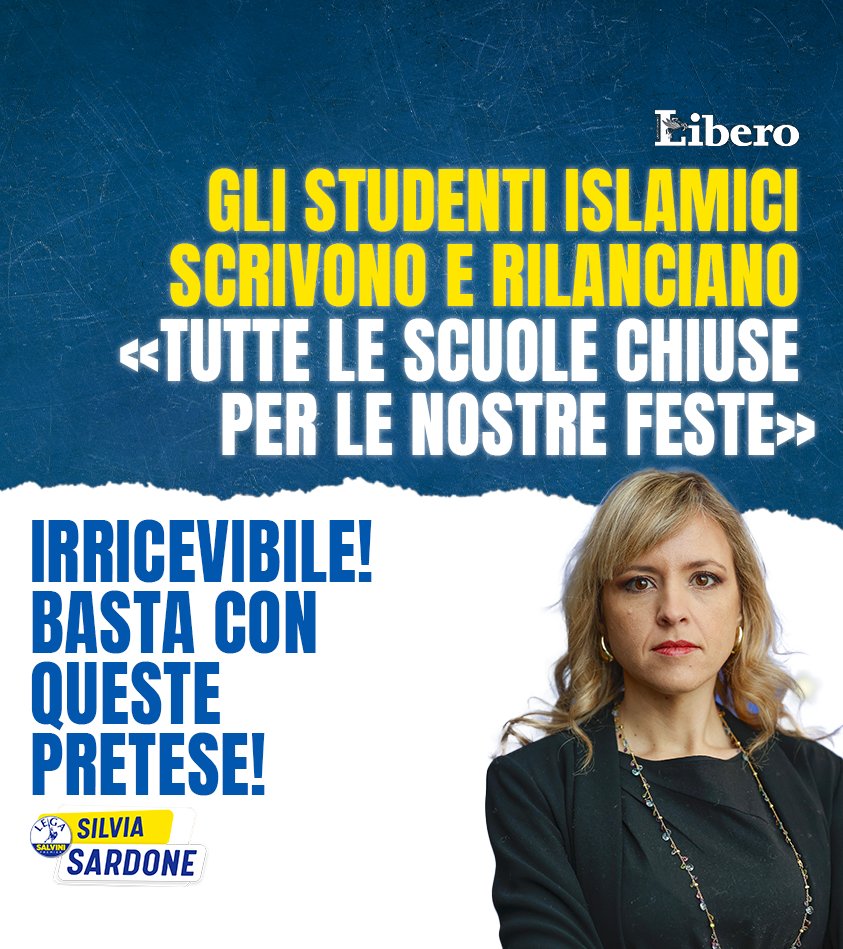 Gli #studenti islamici del #Politecnico di Milano chiedono a gran voce, con una lettera, lo «stop alle lezioni per rispetto del #Ramadan».
Dopo il caso di #Pioltello, ora vogliono le chiusure di scuole e università in tutta Italia.
Inaccettabile, non dobbiamo cedere…