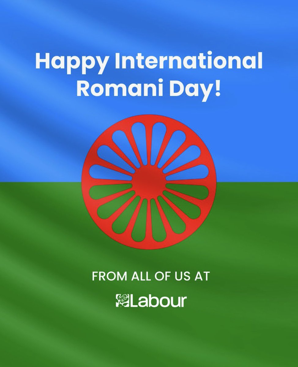 Wishing Roma, Gypsy, Sinti and Traveller communities a very Happy International Romani Day! @DianaB53782920