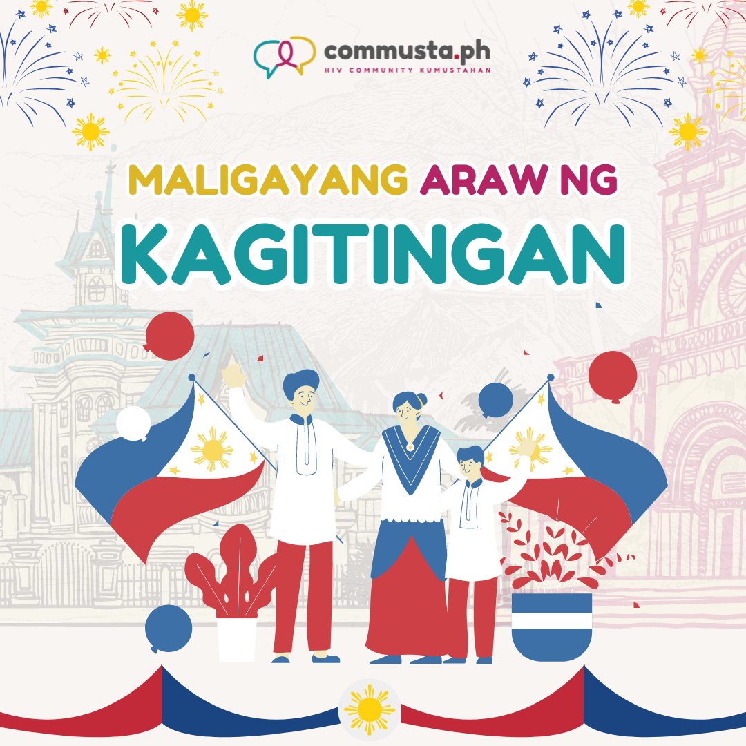 Maligayang Araw ng Kagitingan! Ating buhayin ang tunay na pagkakaisa, katatagan at kalayaan bunga ng mga sakripisyo ng ating kapwa Pilipino.

#CommustaPH
#MaySayKaDito
#ShareMoLang
#ZeroStigma
#StopDiscrimination
#ActNow