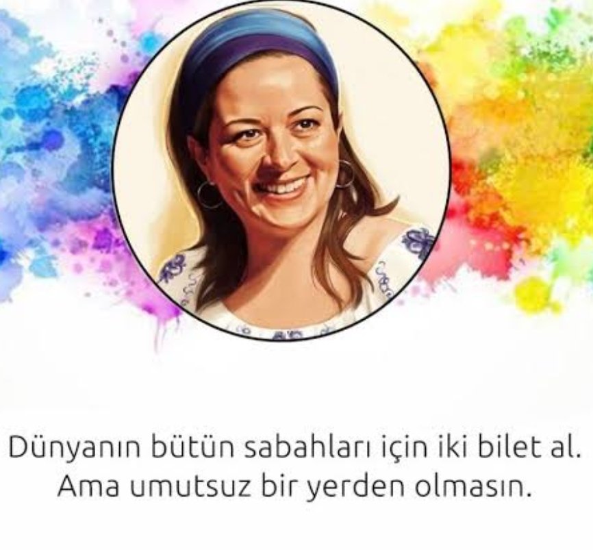 Ahh canım kadın ahh! Aldığımız biletlerle Yorgun umutsuz sabahların esiri olduk Ne demişti Cemal Süreyya' da 'Kes yüreğine giden bir bilet Cam kenarı değil can kenarı olsun' Bize düşen cam kenarıydı Yolculuk sonrası son bulan. İyi ki doğdun hüzün duraklarımızın kadını Günaydın💙