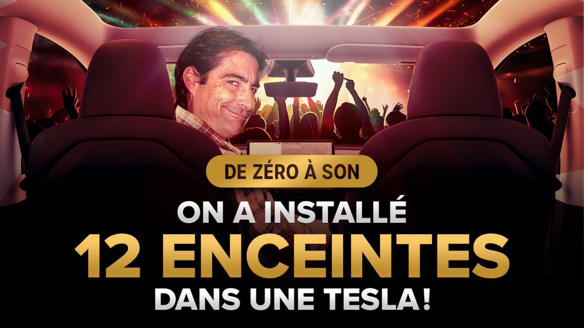 🔊🚗 Le son à la française @FocalOfficial dans une @Tesla ! C’est dans le nouvel épisode « De Zéro à Son » : youtu.be/j13tZarSebQ?si…