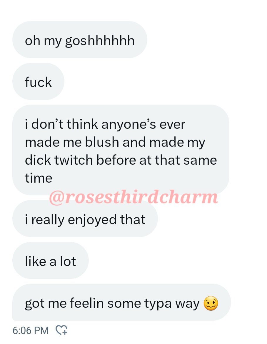 rosesthirdcharm's tweet photo. rate so good i make you blush and your cock twitch, get yours π€ #paidrate #horny #dickrate #sph #cockrate #nsfwtwt https://t.co/hDPct87bi0