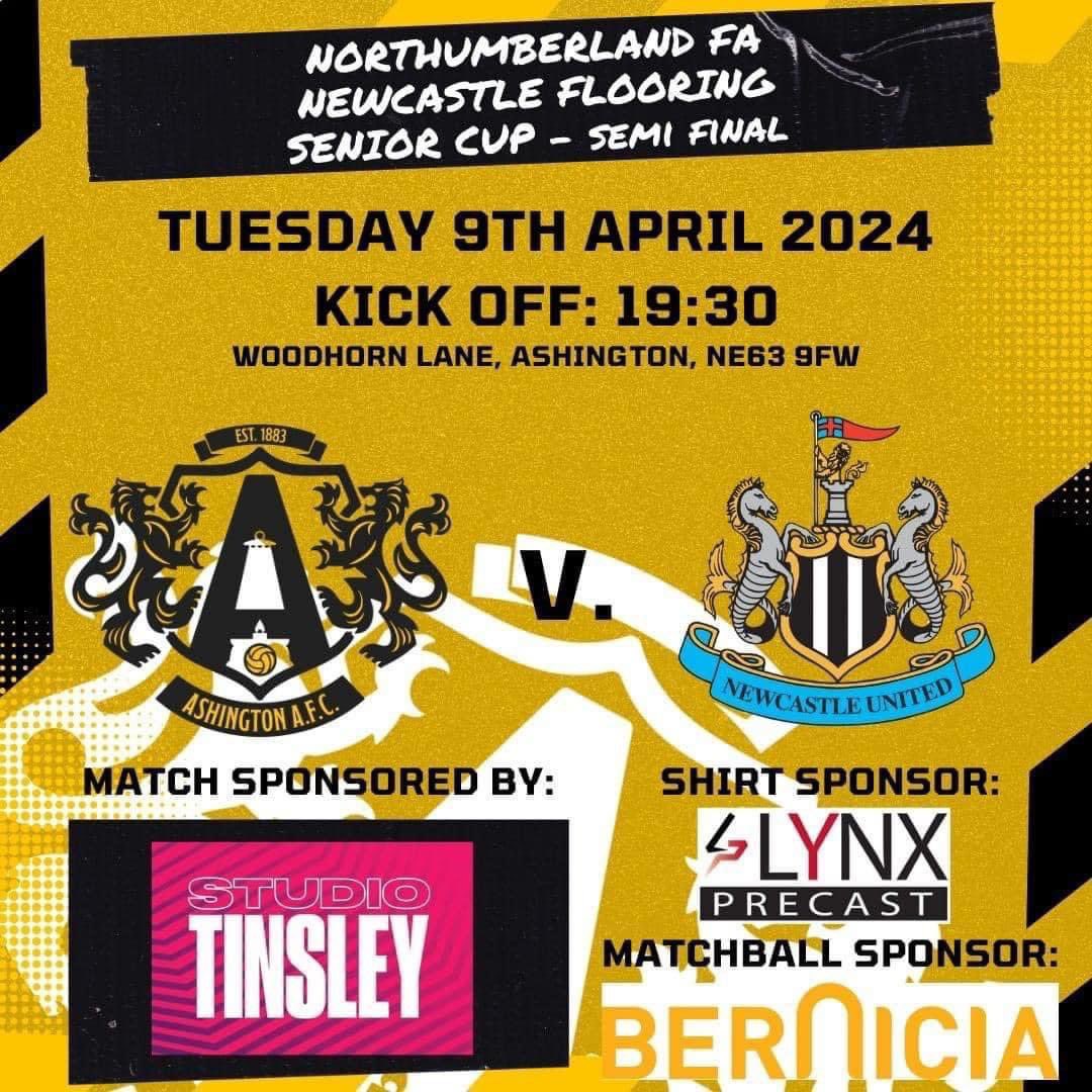 Ashington_FC's tweet photo. Good morning!

Just one more day until our huge 𝗡𝗼𝗿𝘁𝗵𝘂𝗺𝗯𝗲𝗿𝗹𝗮𝗻𝗱 𝗦𝗲𝗻𝗶𝗼𝗿 𝗖𝘂𝗽 𝗦𝗲𝗺𝗶 𝗙𝗶𝗻𝗮𝗹 𝘁𝗶𝗲 𝘃 𝗡𝗨𝗙𝗖 𝗨𝟮𝟭

Grab your tickets now and make sure you don’t miss out!

https://t.co/WS15gnhJsz https://t.co/tPoxASqGRW