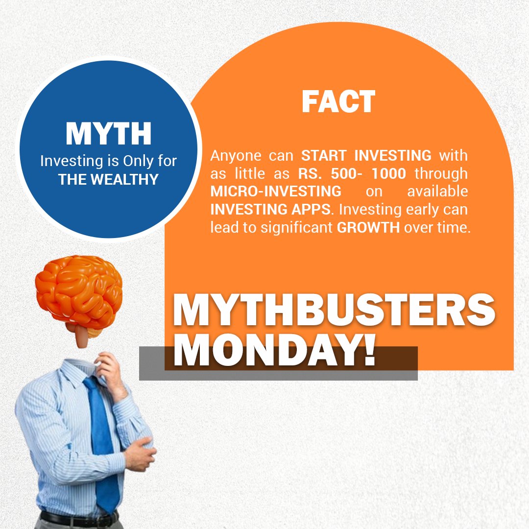 Myth busters Monday! Breaking the biggest myths about finance and investment. Explore how some myths and false information affect your financial decisions.

#financefacts #investmentmyths #financialmyths #mythbustersmonday #moneytruths #moneytruths #cwmsahihai #aafm #aafmindia