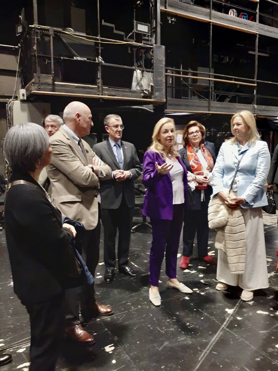 Backstage at the Salzburger Festspielhaus - guided by the Festival’s President, Dr Kristina Hammer.