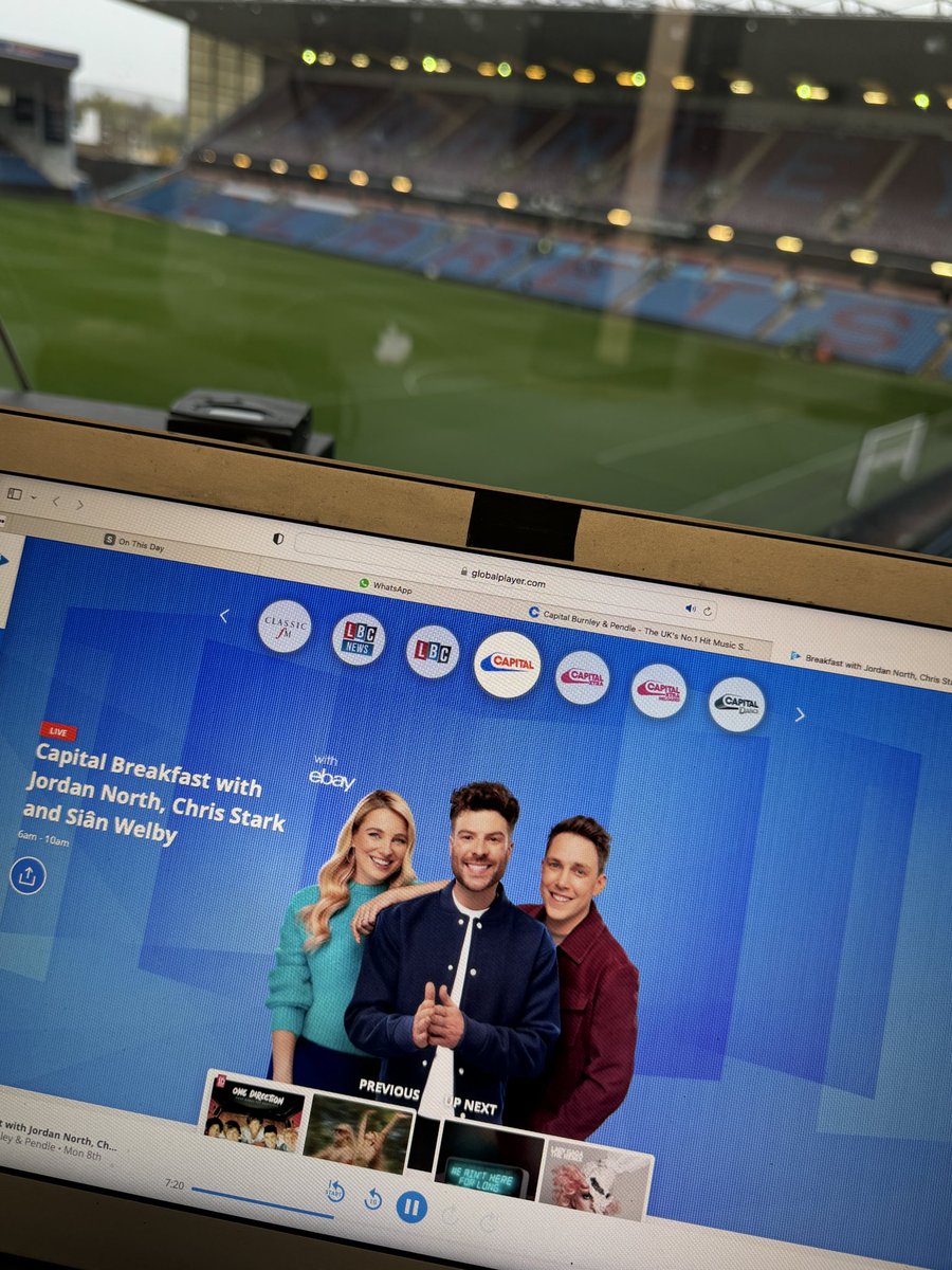 ianabd's tweet image. Brilliant to chat with @jordannorth1 live on his new @CapitalOfficial Breakfast Show this morning! #twitterclarets #oneofourown #burnleyfc