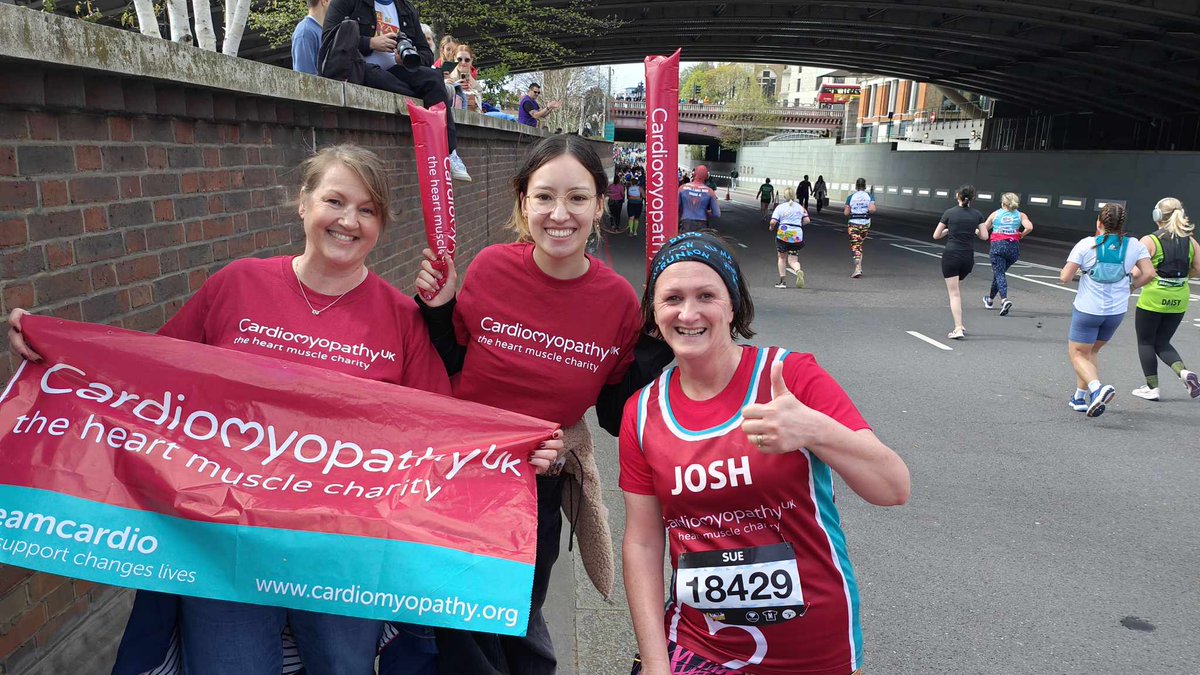 Thank you, #teamcardio &amp; <a href="/SteveDeakin7/">Steve Deakin</a>, for the support at #LLHM2024 
13.1 miles for <a href="/teffers15/">Josh Deakin</a> ❤️