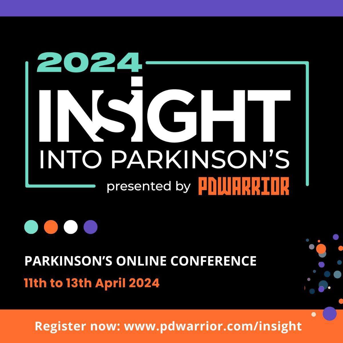 Register for PD Warrior's annual conference, Insight into Parkinson’s. Hear from specialists (including our very own Dr Simon Stott) at this free online event for people living with Parkinson’s, Parkinson’s carers, and Parkinson’s researchers: buff.ly/4a79ZeW