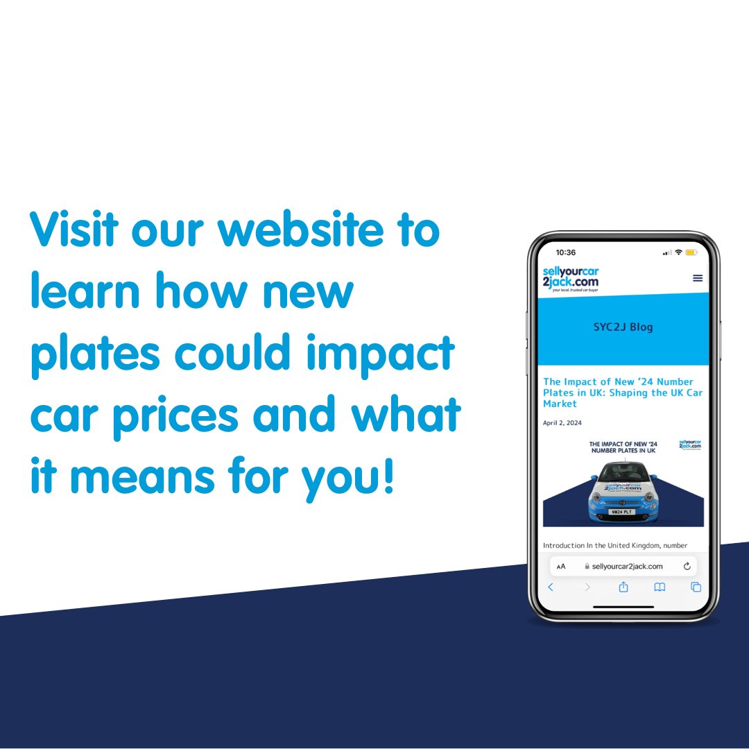 sell2jack's tweet image. Unlocking the potential of the UK car market with the new '24 number plates! 🚗✨ Dive into our latest blog to discover how these fresh plates are reshaping the industry landscape. 
Link in bio!
#uknumberplates #UKCarMarket #NumberPlateTrends
#CarRegistration #AutomotiveIndustry