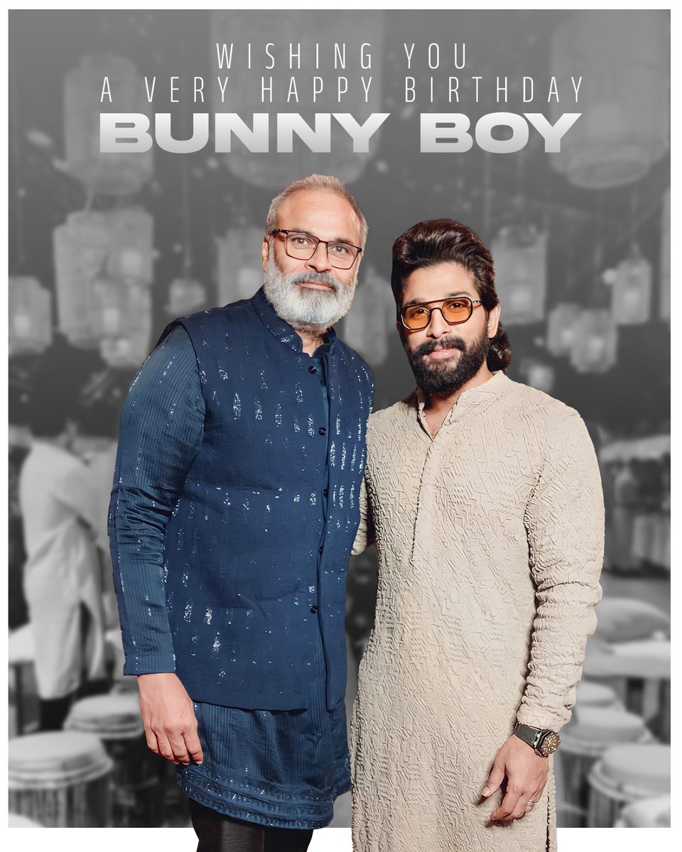 Happy birthday Bunny boy @alluarjun