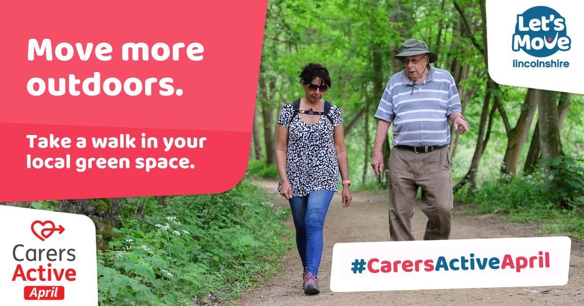 The second week of #CarersActiveApril is all about getting active outdoors. ‍️🏃‍️ 🌳
Whether it’s a walk in your local park, a cycle to the shops or being active in your garden, moving more outdoors can help boost your mood and improve your wellbeing.

buff.ly/3VB1wMv