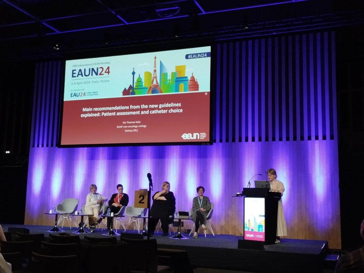 EAUNurses's tweet photo. 🚨 new #EAUN guideline is being launch now at #EAUN24 

Intermittent #catheterization 💡

Very very soon we will share the link to access the full document https://t.co/rYNUoR5aYv