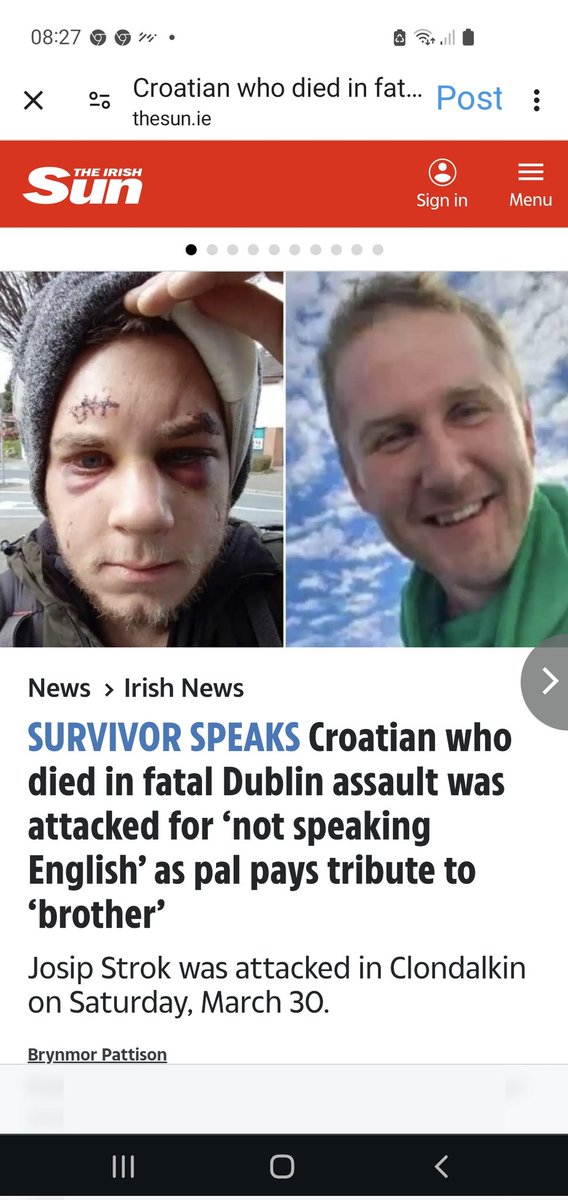 RiP Josip Strok. Kicked to death for not speaking English. This is where the poisonous 'patriotism' of the #FarRight leads which is in turn enabled by an establishment political class speaking of 'open borders' & scapegoating migrants for the great problems created by themselves.