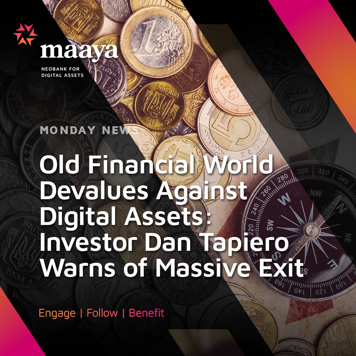 Digital Assets Gain Momentum: Investor Dan Tapiero Warns of Historic Shift as Traditional Finance Faces Massive Exodus.

#DigiMaaya #FinancialShift #DigitalAssets #DanTapeiro #Investments