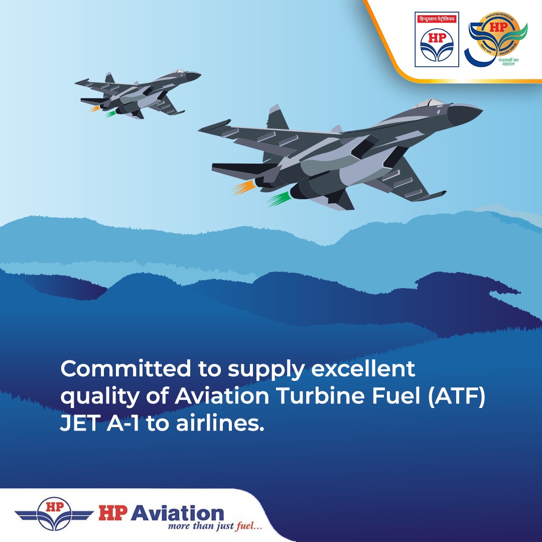 HP Aviation is committed to quality service encompassing all areas of Operations. The Fuelling service of Aviation Turbine Fuel meets and exceeds the stringent International regulations for handling Jet fuel. #HPAviation #JetFuel #HPTowardsGoldenHorizon #HPCL #DeliveringHappiness