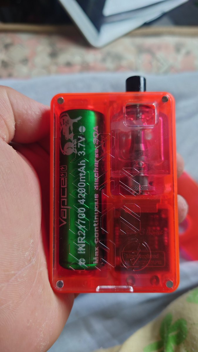 gba3993's tweet image. クリアパネル手に入れた！！
パネル変えるの楽しいな

#VAPE
#PULSEAIO