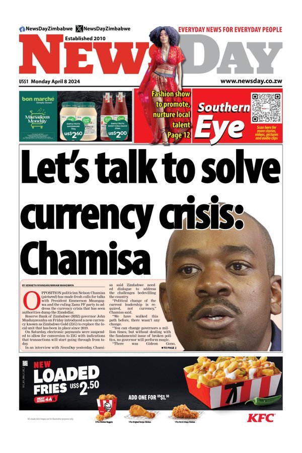 The smell of desperation. Ukuda kutaura nani nhai Chamisa